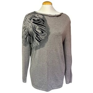 Haggar Women's XL Taupe Long Sleeve Top